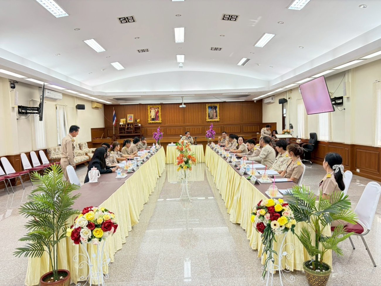 บรรยากาศการประชุมสภาองค์การบริหารส่วนตำบลท่าไม้  สมัยประชุมสภาสมัยสามัญ สมัยที่ 1 ครั้งที่ 2/2569 ประจำปี พ.ศ. 2569